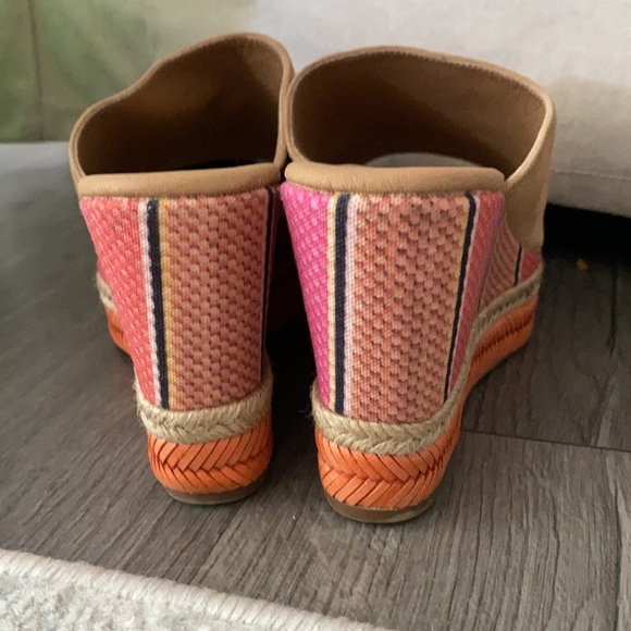 Anthropologie Open Toe Polly Wedge Espadrille Sandals - Picture 6 of 7